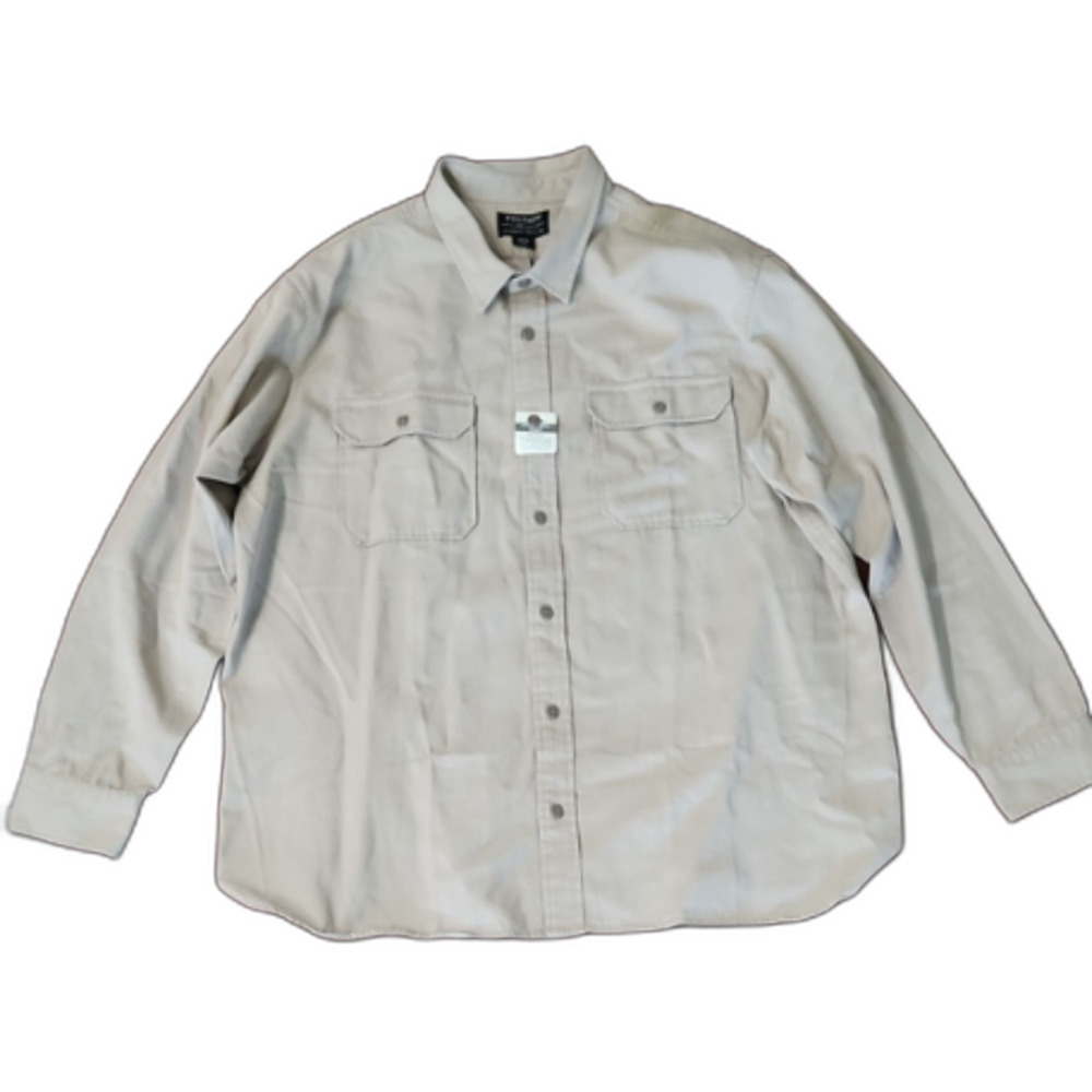 NWT Filson Men's Chino Twill Shirt, Twine, Size XXXL